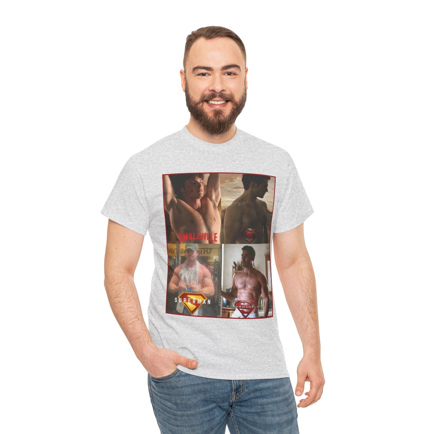 Shirtless Supermen T-Shirt - DC Comics