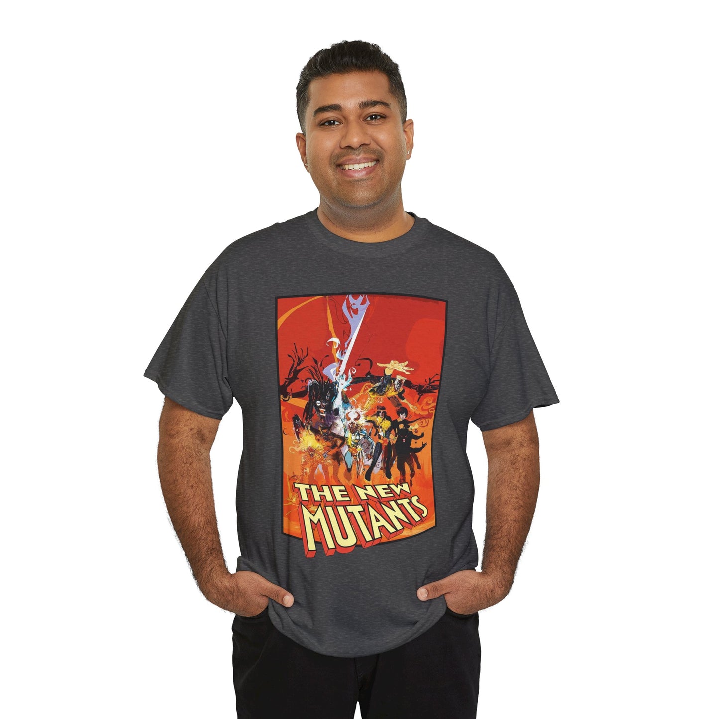 New Mutants T-Shirt - Bill Sienkiewicz Art - Marvel Comics - Magik, Warlock, Cannonball, Wolsbane, Sunspot