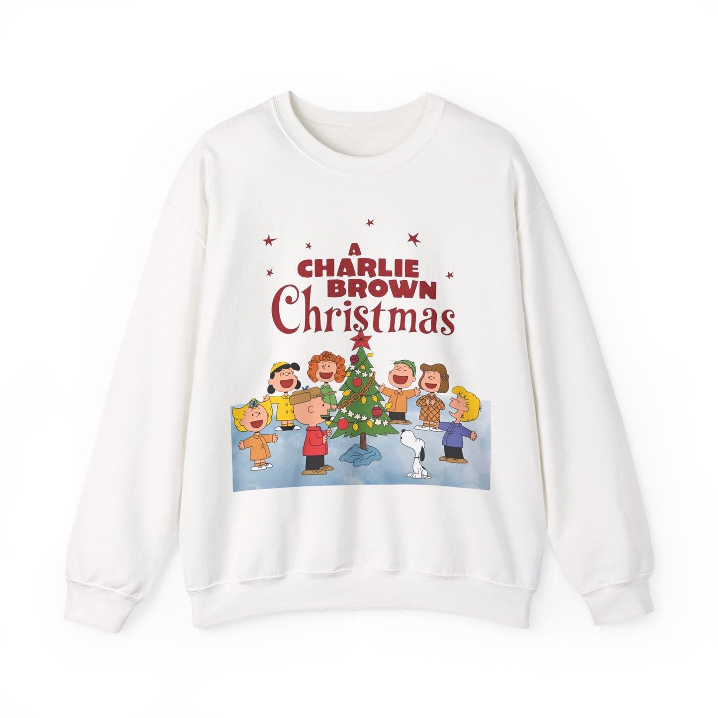 A Charlie Brown Christmas Crewneck Sweatshirt - Snoopy, Lucy, Linus, Sally, Schroeder