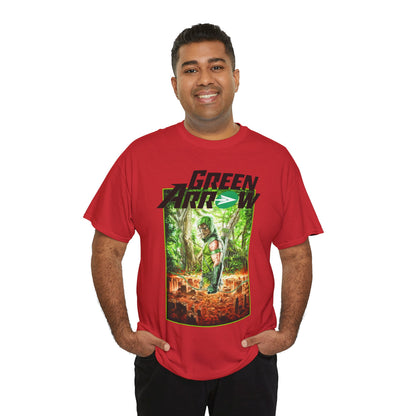 Green Arrow T-Shirt - Mauro Cascioli Art - Brightest Night Cover - Emerald Archer - DC Comics
