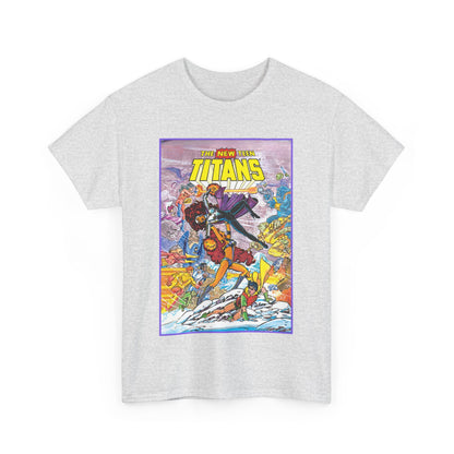 New Teen Titans T-Shirt - George Perez Art - Starfire Vs Blackfire - Omega Man - Annual #1 Cover - DC Comics