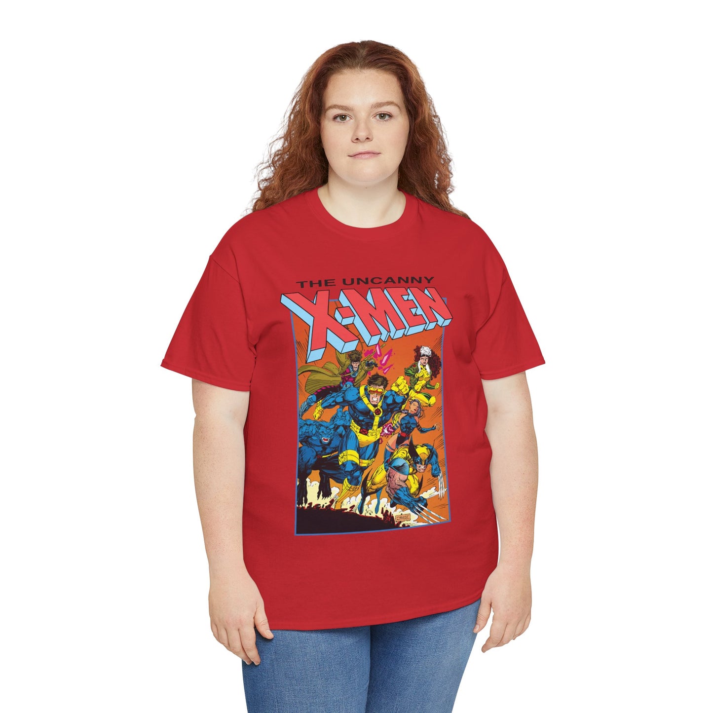 Uncanny X-Men T-Shirt - Jim Lee Art - Cyclops, Wolverine, Gambit, Rogue, Psylocke, Beast - Marvel Comics Mutants