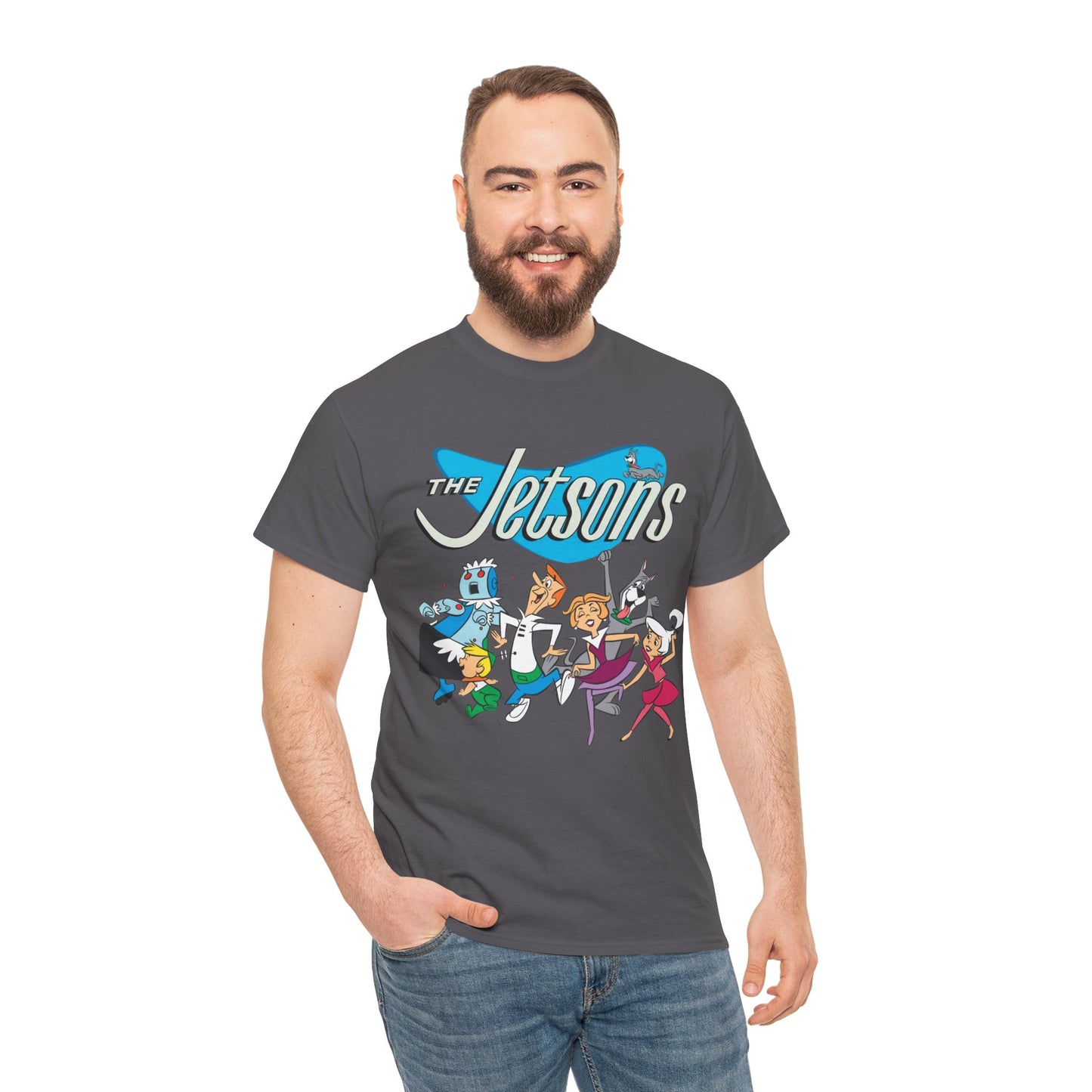 Jetsons T-Shirt - Hanna-Barbera Retro Cartoon - George, Jane, Judy, Astro, Rosie - Futuristic Animated Classic