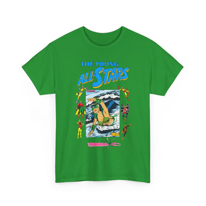 Young All-Stars T-Shirt - Brian Murray Art - Tsunami, Johnny Thunder, Sandman, Green Lantern - DC Comics