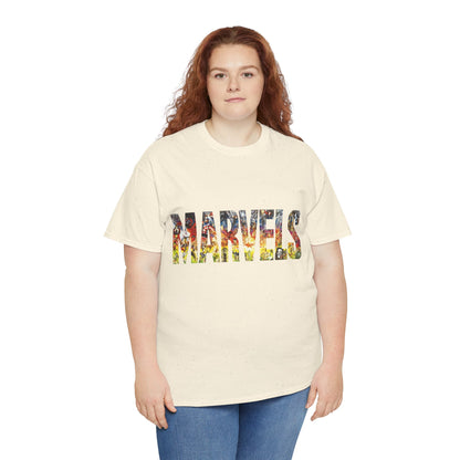 Marvels T-Shirt - Alex Ross Art from the popular Kurt Busiek Story - Spider-Man, Fantastic Four, X-Men, Hulk, Captain America, Thor, Iron Man - Marvel Comics