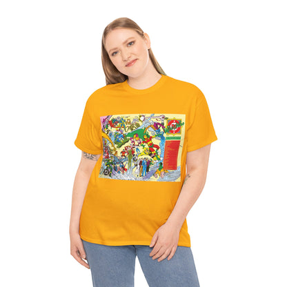 Who's Who in the DC Universe T-Shirt - George Perez Art - Mr. Miracle, Metamorpho - #15 Cover Art - DC Comics
