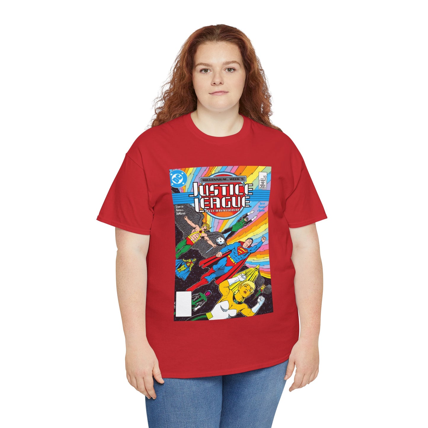 Justice League International T-Shirt - Kevin Maguire Art - DC Comics