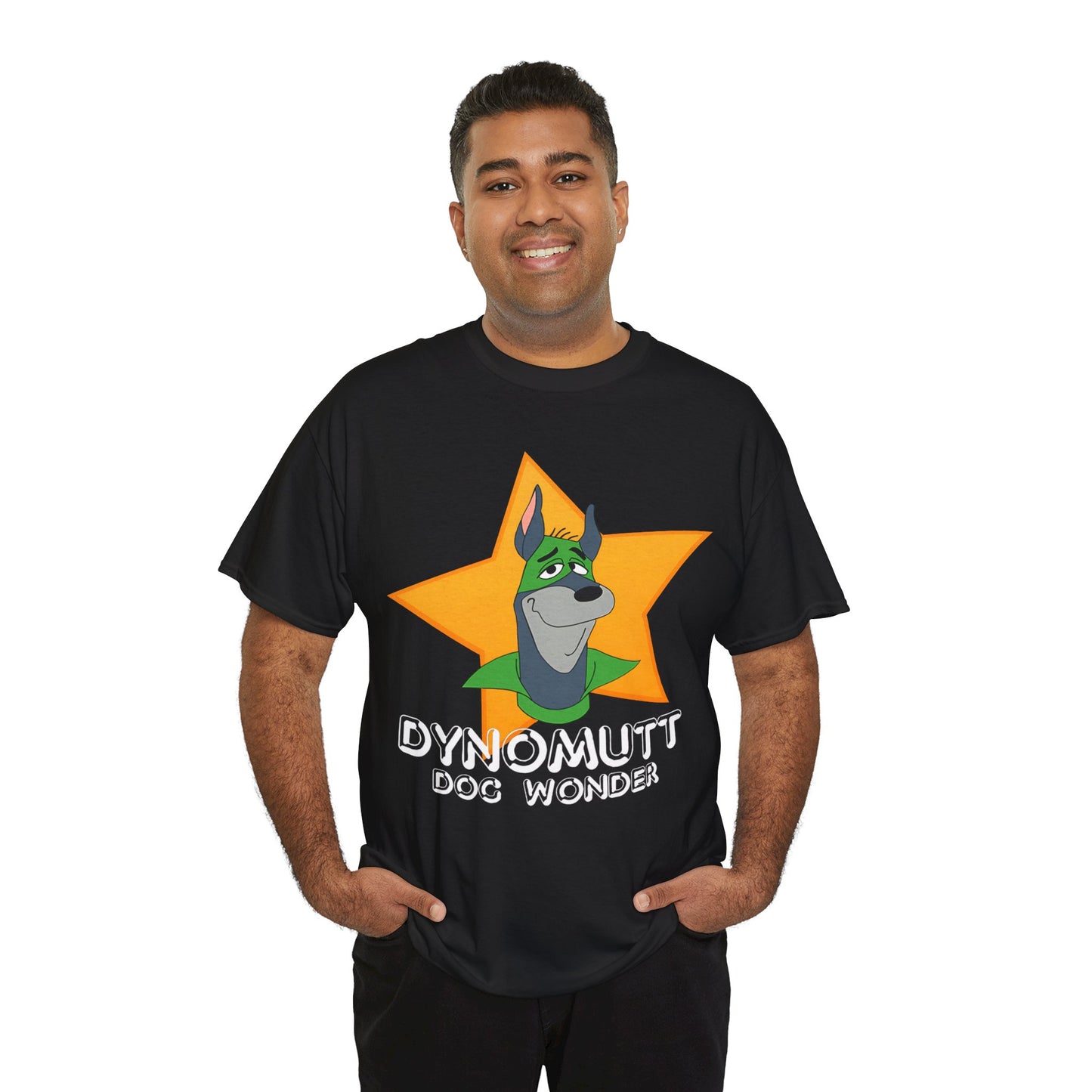 Dynomutt, Dog Wonder T-Shirt - Hanna-Barbera Saturday Morning Cartoon 1970s - Blue Falcon Sidekick