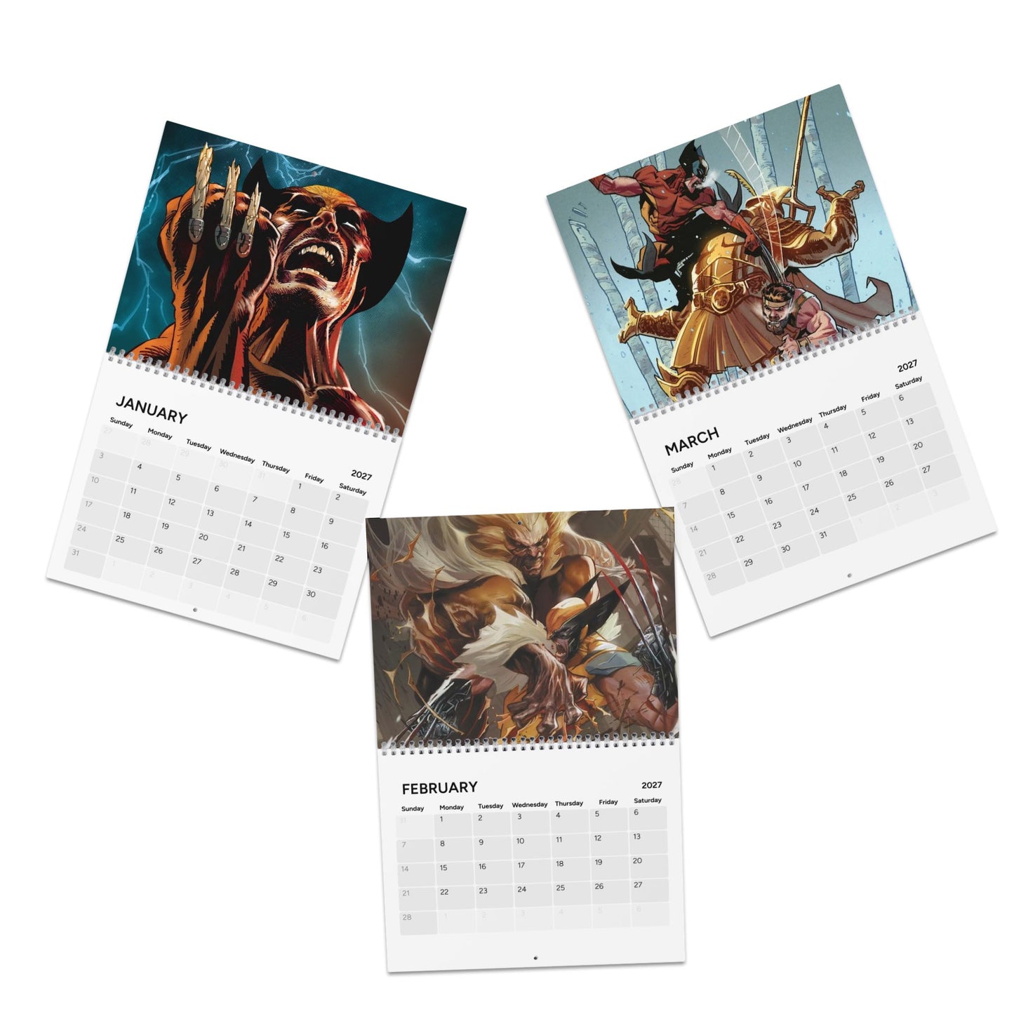 Wolverine Calendar (2027)