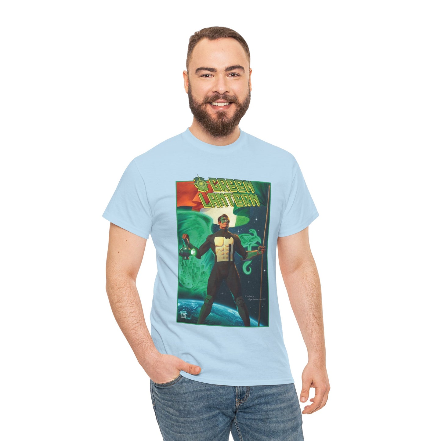 Green Lantern (Kyle Rayner) T-Shirt - Jorge Molina Art - Hispanic Heritage Month Cover - DC Comics