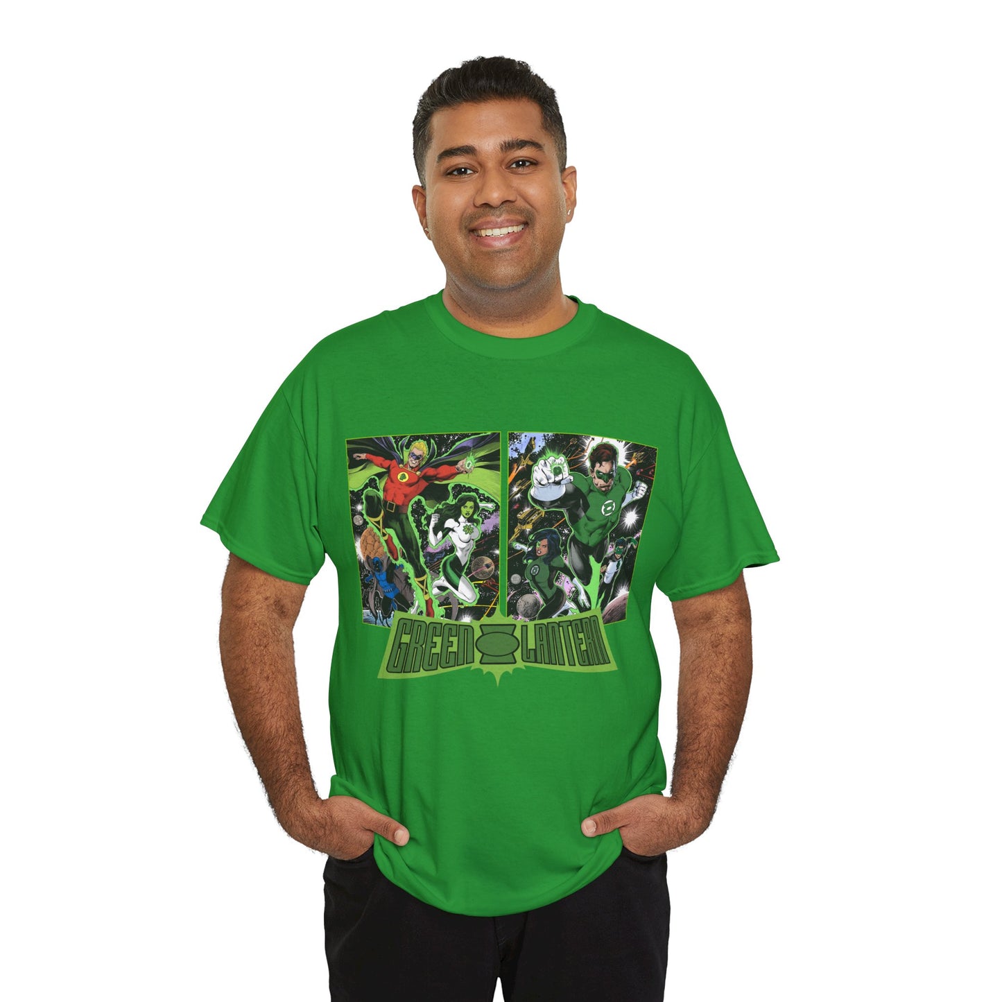 Green Lantern T-Shirt - Alan Scott, Jade, Obsidian, Hal Jordan, Jessica Cruz, Kyle Rayner - The Corps - DC Comics