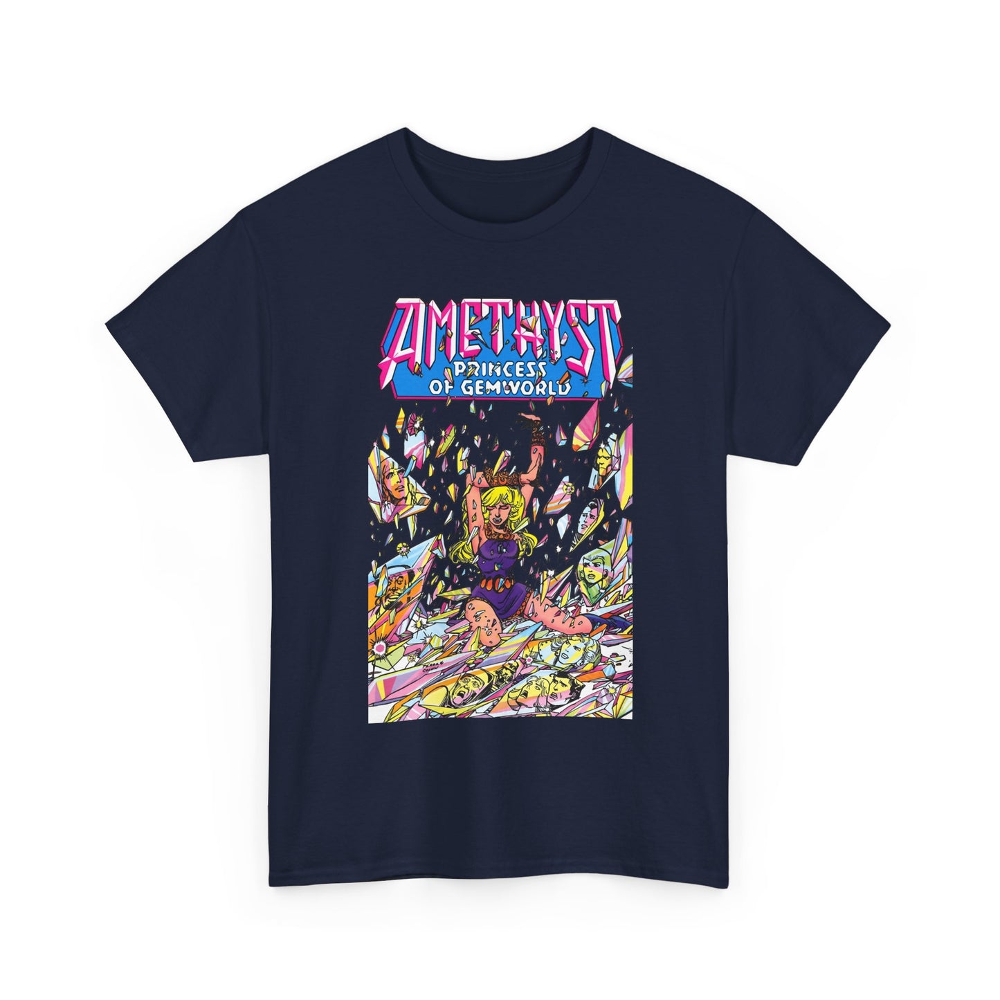 Amethyst Princess of Gemworld T-Shirt - George Perez Art - Lord Topaz, Dark Opal, Granch, Citrina - DC Comics