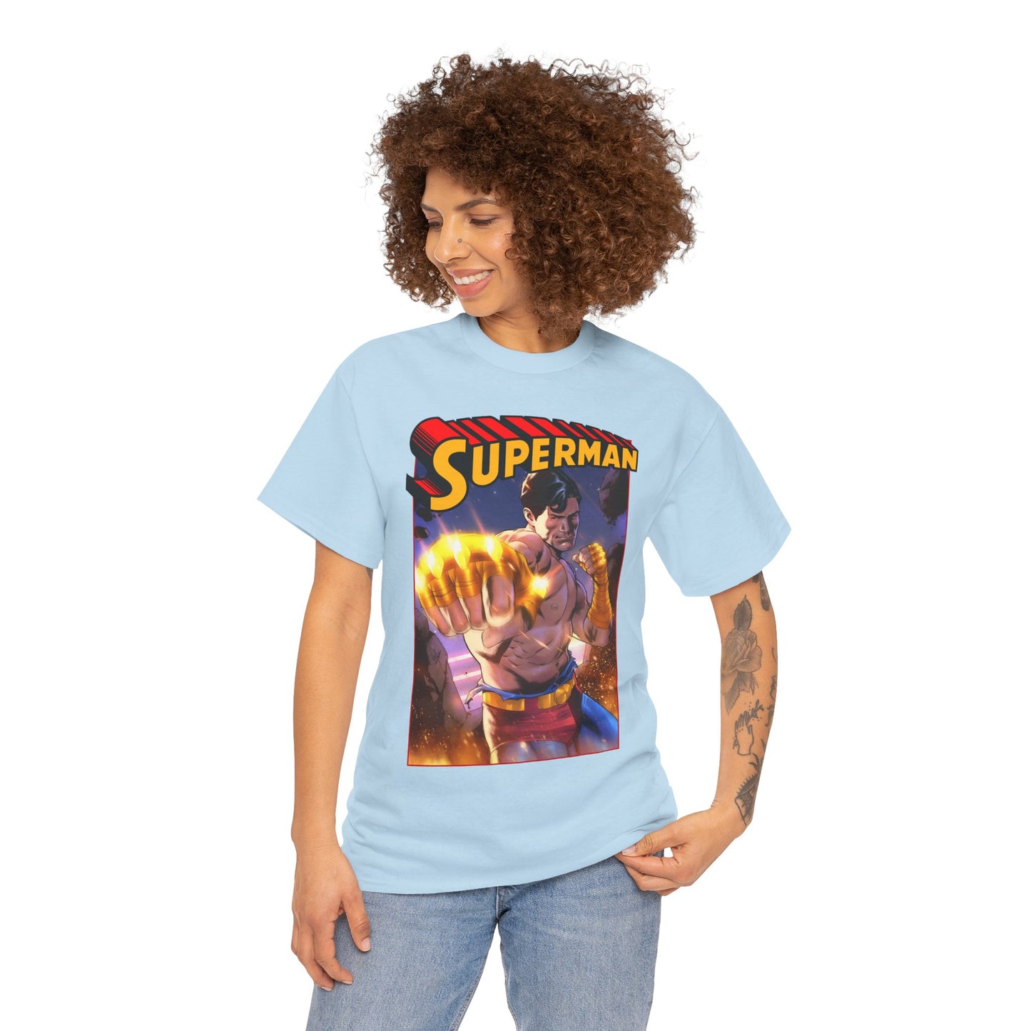 Superman T-Shirt - Lucas Meyer Art - DC K.O. Cover Art - Man of Steel - DC Comics