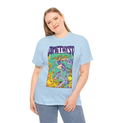 Amethyst T-Shirt - Esteban Maroto Art - Princess of Gemworld - 1980s Series - DC Comics