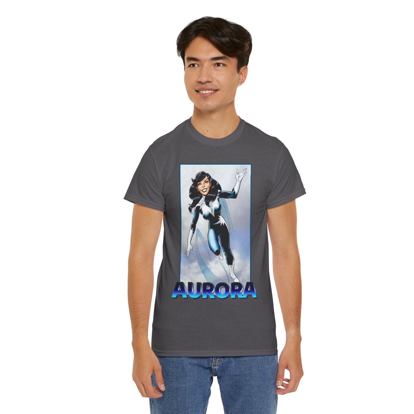 Aurora T-Shirt - John Byrne Art - Alpha Flight Member - Marvel Comics