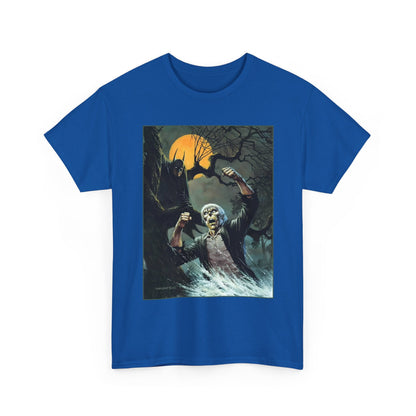Solomon Grundy T-Shirt - Bernie Wrightson Art - Batman Watching From the Trees - DC Comics