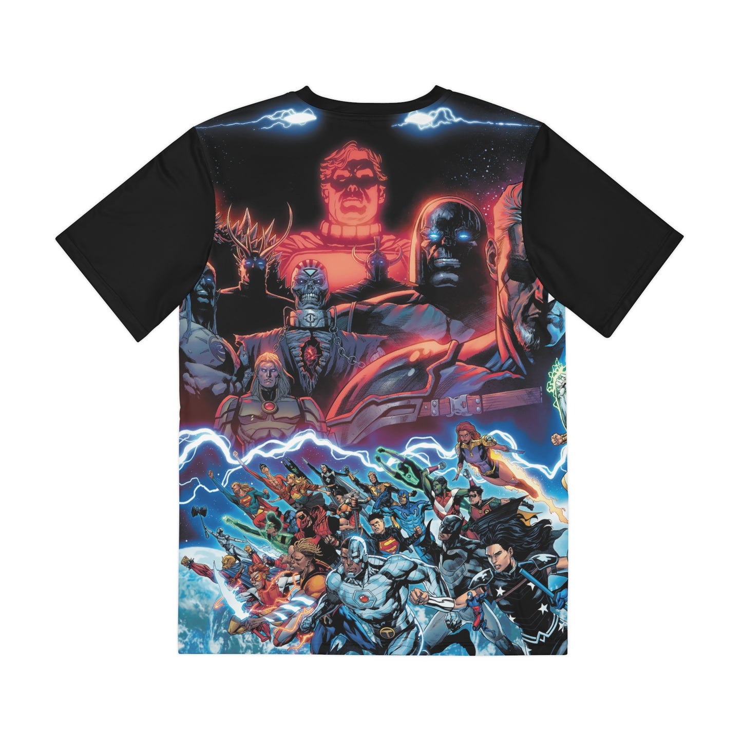 Dark Crisis All Over Print Tee (Polyester) - Daniel Sampere Art - Nightwing, Flash, Jon Kent, Yara Flor, Damian Wayne - DC Comics