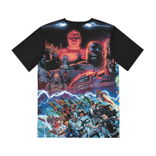 Dark Crisis All Over Print Tee (Polyester) - Daniel Sampere Art - Nightwing, Flash, Jon Kent, Yara Flor, Damian Wayne - DC Comics