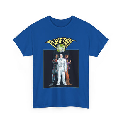 Planetary T-Shirt -  - John Cassaday Art - The Drummer, Jakita Wagner & Elijah Snow - DC Comics/Wildstorm