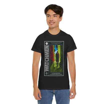 Watchmen Ad T-Shirt - Dave Gibbons Art - Rorschach - DC Comics