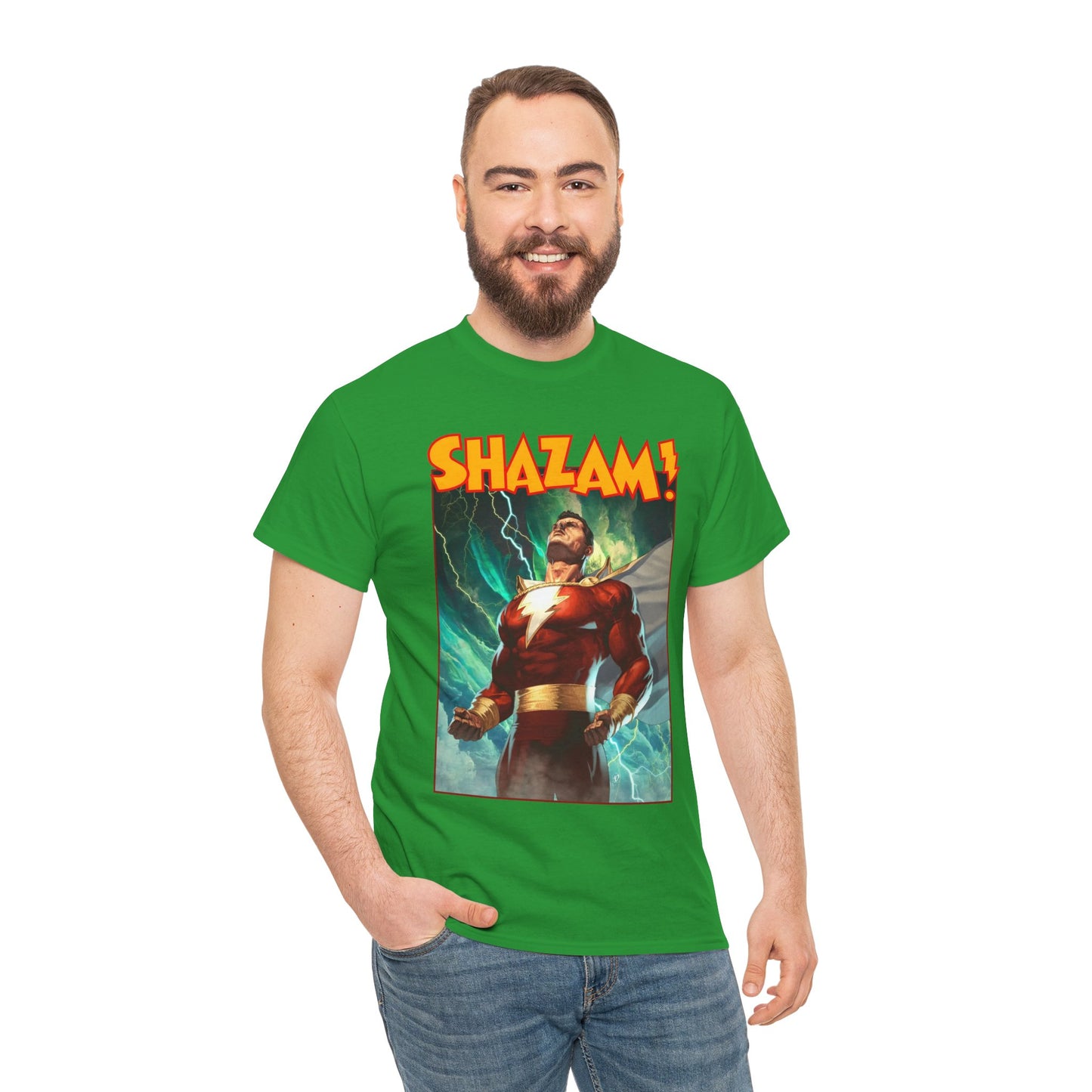 Shazam (Captain Marvel) T-Shirt - Ariel Olivetti Art - DC Comics