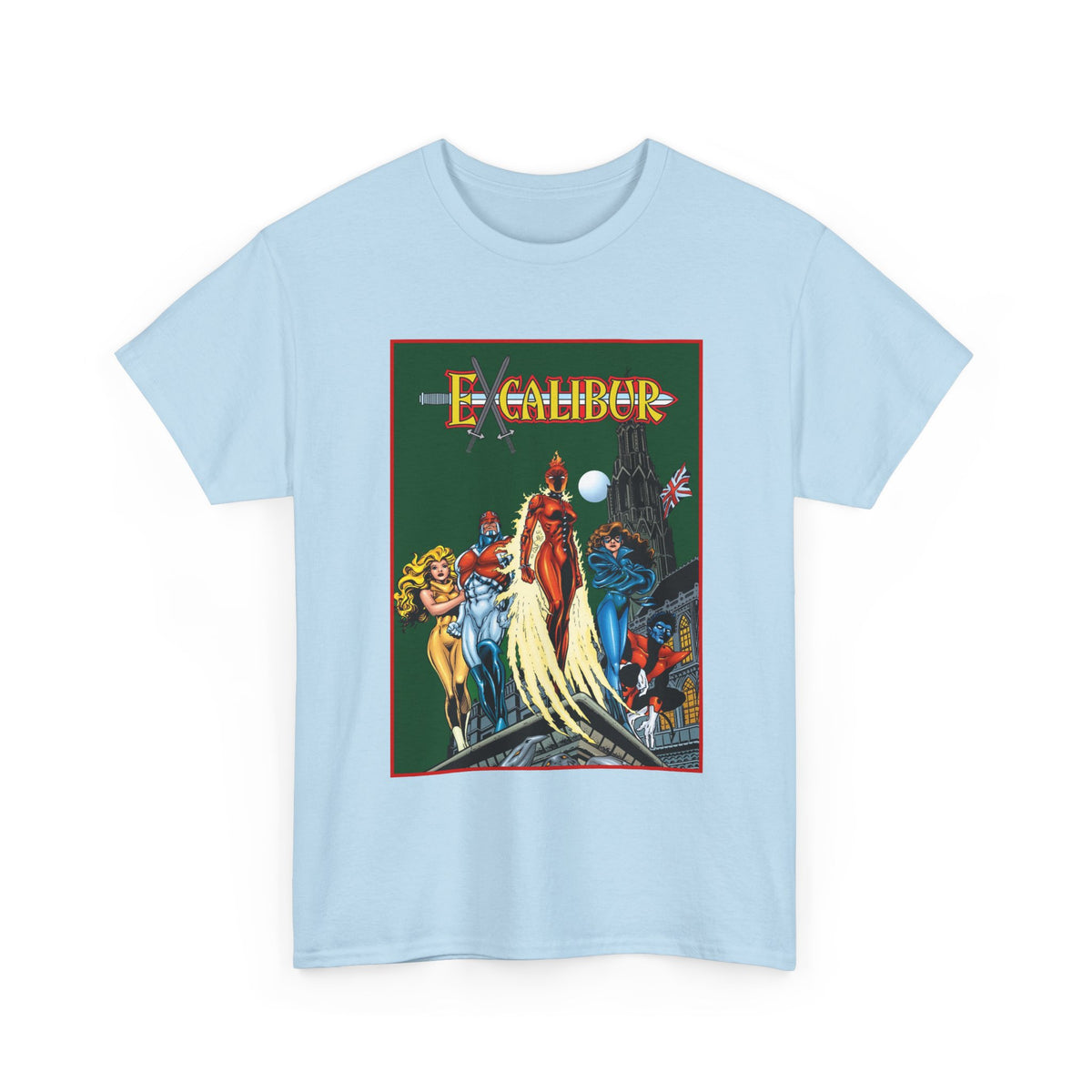 Excalibur T-Shirt - Nightcrawler, Phoenix, Captain Britain - Alan Davis Art - Marvel Comics
