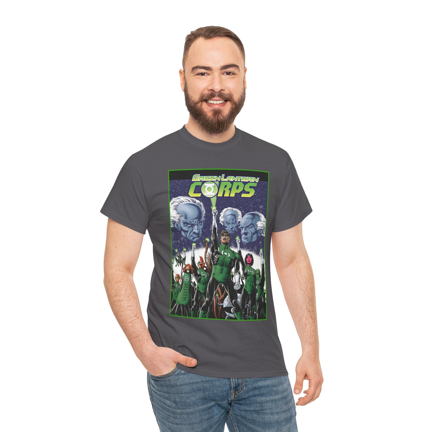 Green Lantern Corps T-Shirt - Hal Jordan, Guardians, Tomar Re, Oa - DC Comics
