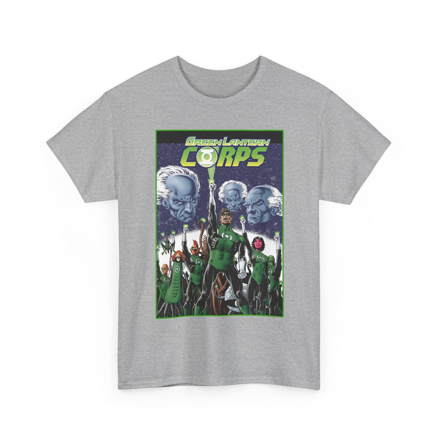 Green Lantern Corps T-Shirt - Hal Jordan, Guardians, Tomar Re, Oa - DC Comics
