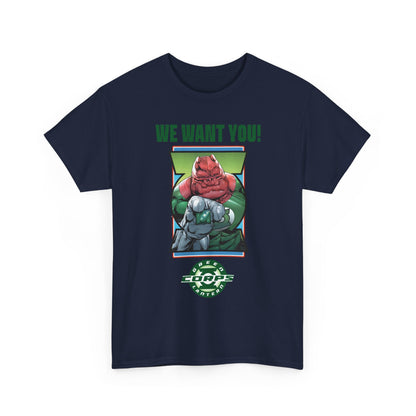 Kilowog T-Shirt - Green Lantern Corps Recruitment Poster - "We Want You!" - DC Comics