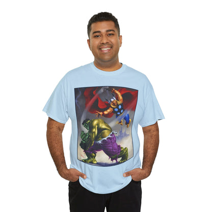 Incredible Hulk & Thor T-Shirt - Joe Jusko Art - Marvel Comics