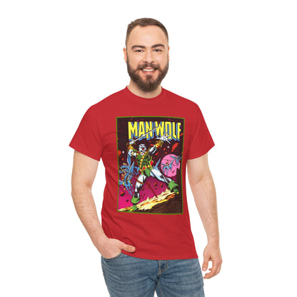 Man-Wolf T-Shirt - George Perez Art - Colonel John Jameson - Marvel Premiere #45 Cover Art - Marvel Comics