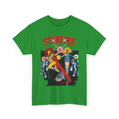 Starfire & Harbinger T-Shirt - George Perez Art - Teen Titans Spotlight #19 Cover - DC Comics