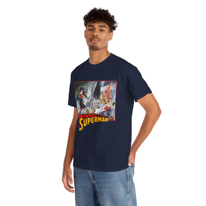 Superman Christmas Tree T-Shirt - Alex Ross Art - DC Comics