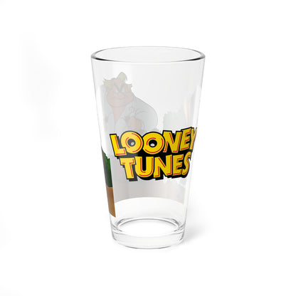 Bugs Bunny & Giovanni Jones Pint Glass, 16oz - Long-Haired Hare - Looney Tunes TV Cartoon - WB Bugs Foe