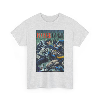 Punisher/Batman T-Shirt - John Romita Jr Art - Deadly Knights, Joker - DC Comics/Marvel Comics