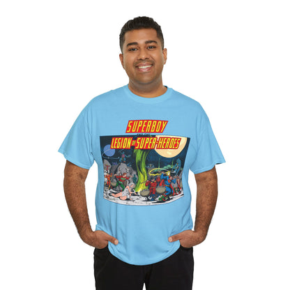 Superboy & Legion of Super-Heroes T-Shirt - Jim Starlin Art - DC Comics