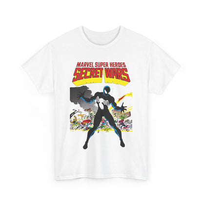 Secret Wars T-Shirt - Classic Marvel Comics Series - Alien Symbiote Spider-Man, 1st Appearance - Future Venom Story