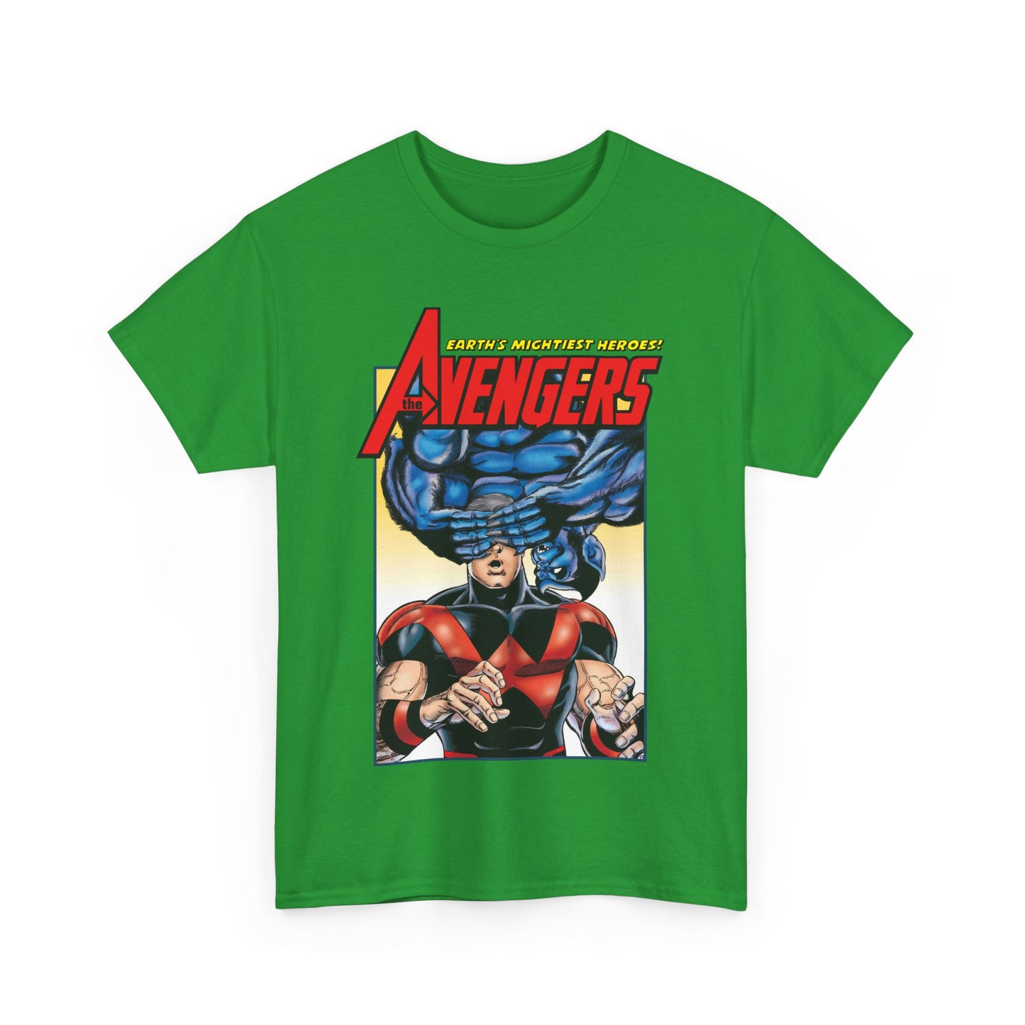 Avengers T-Shirt - George Perez Art - Wonder Man & Beast (Simon Williams & Hank McCoy) - Marvel Comics