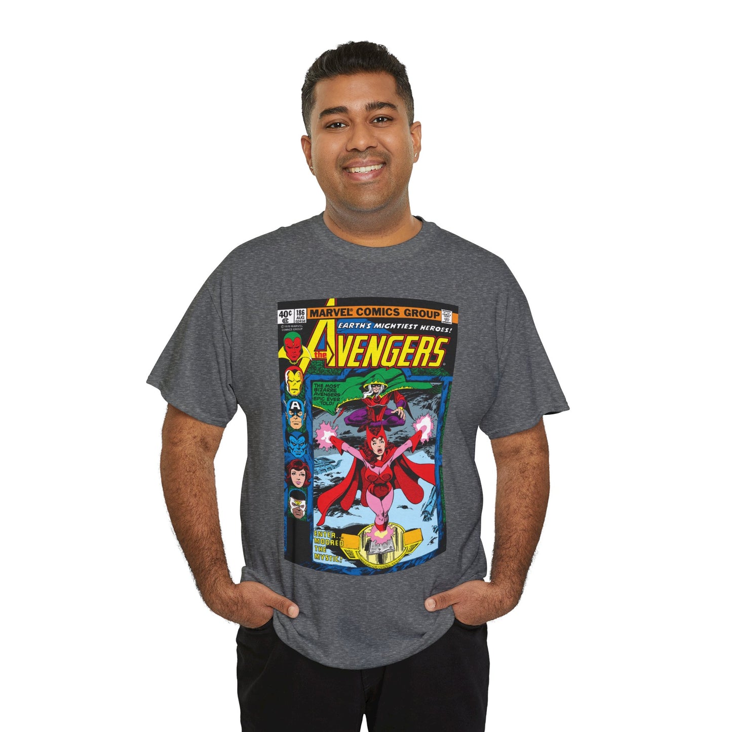 Avengers #186 T-Shirt - John Byrne Art - Scarlet Witch - Marvel Comics