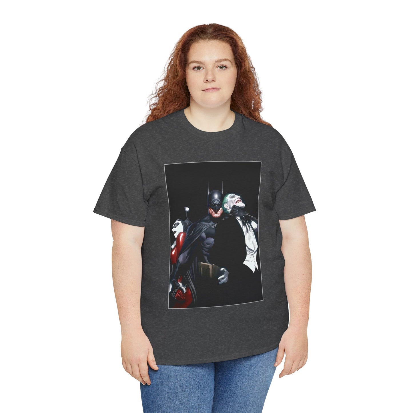 Batman T-Shirt - Alex Ross Art - Joker & Harley Quinn - DC Comics