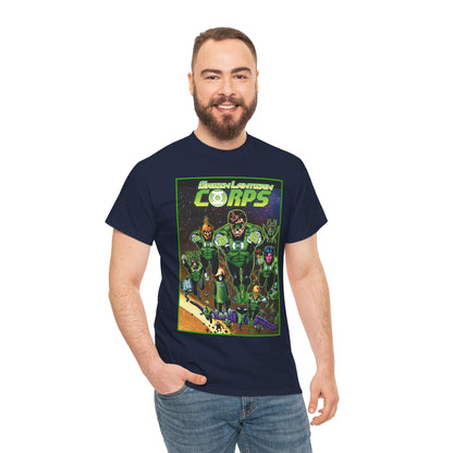 Green Lantern Corps T-Shirt - Brian Bolland Art - DC Comics - Hal Jordan, Tomar Re, Katma Tui