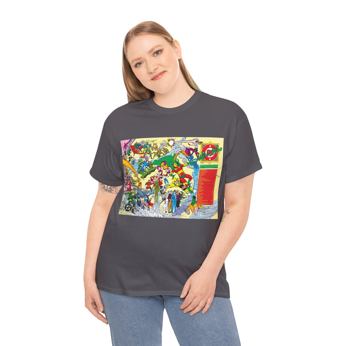 Who's Who in the DC Universe T-Shirt - George Perez Art - Mr. Miracle, Metamorpho - #15 Cover Art - DC Comics