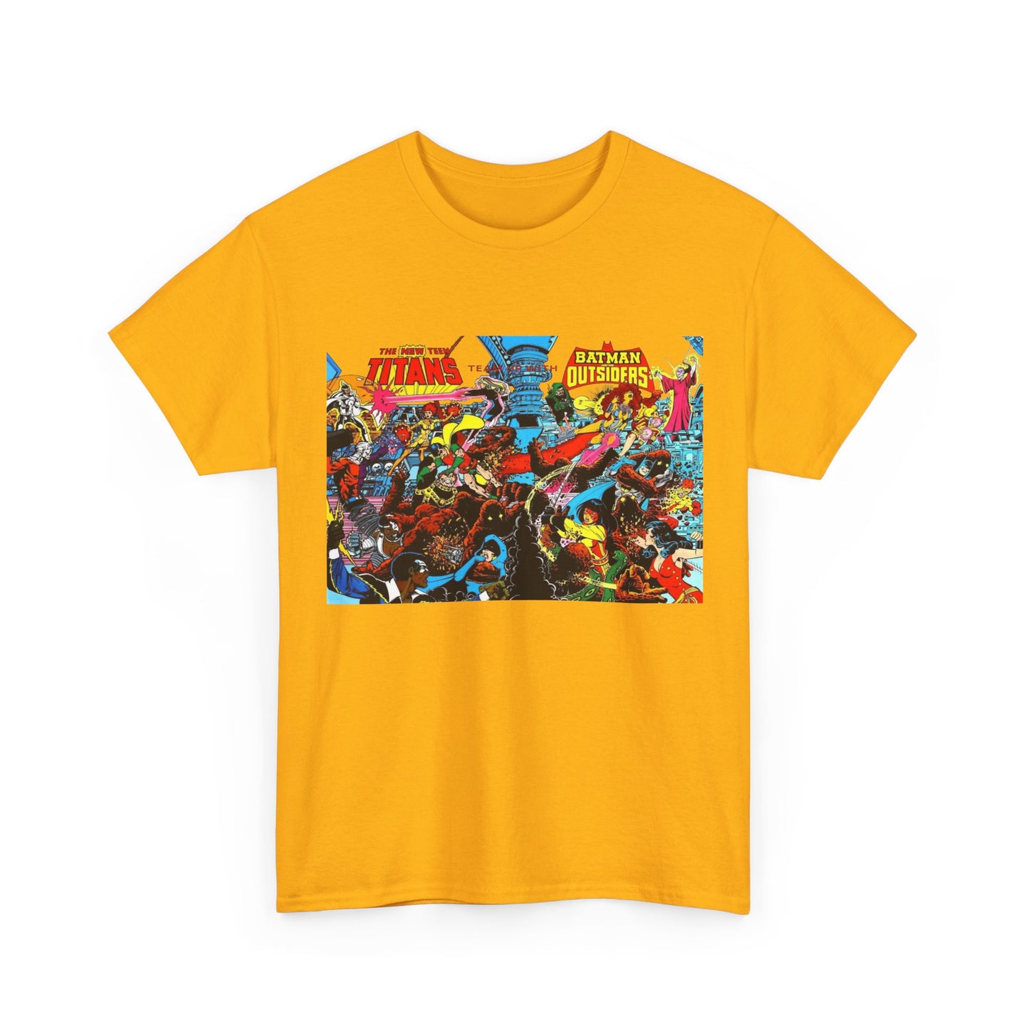 New Teen Titans & Batman and the Outsiders T-Shirt - George Perez & Jim Aparo Art - DC Comics