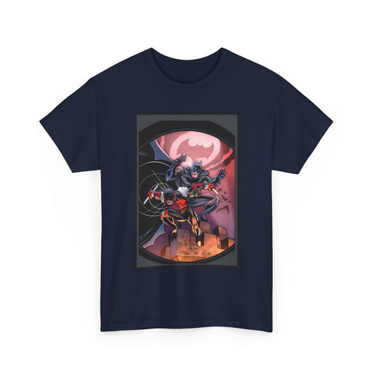 Batman & Daredevil T-Shirt - Scott McDaniel Art - DC Comics & Marvel Comics