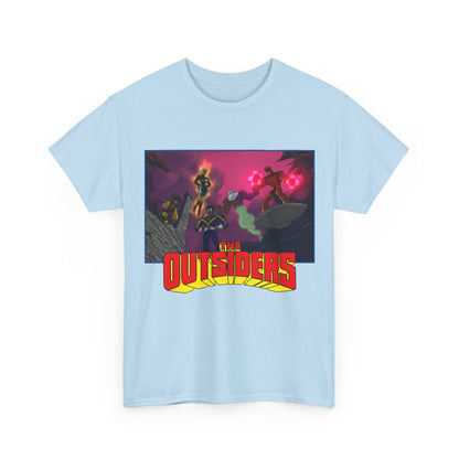 Outsiders T-Shirt - Batman: Brave & Bold Series - Halo, Geo-Force, Black Lightning, Katana, Metamorpho - DC Comics