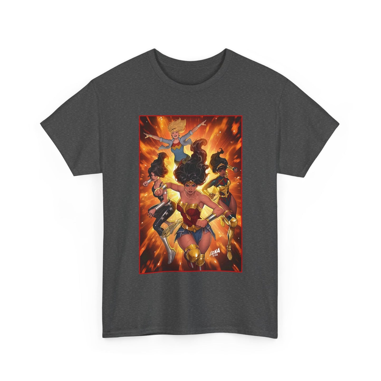 Wonder Woman & the Wonder Girls T-Shirt - David Nakayama Art - Donna Troy, Cassie Sandsmark, Yara Flor - #17 Variant Cover Art - DC Comics