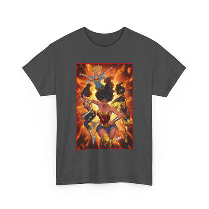 Wonder Woman & the Wonder Girls T-Shirt - David Nakayama Art - Donna Troy, Cassie Sandsmark, Yara Flor - #17 Variant Cover Art - DC Comics