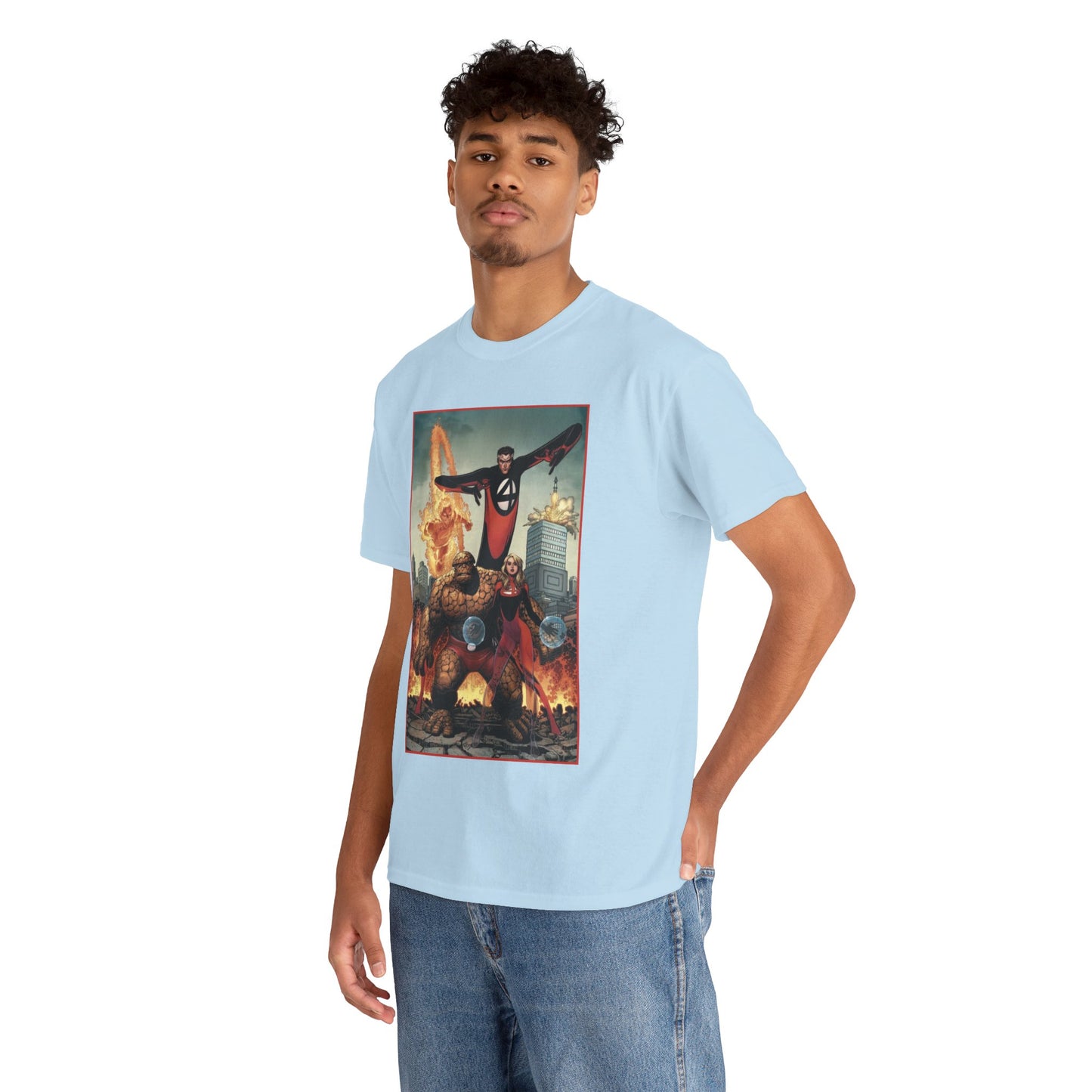Fantastic Four T-Shirt - Arthur Adams Art - Marvel Comics