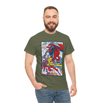 Spider-Man Vs Magneto T-Shirt - Erik Larsen Art - Marvel Comics