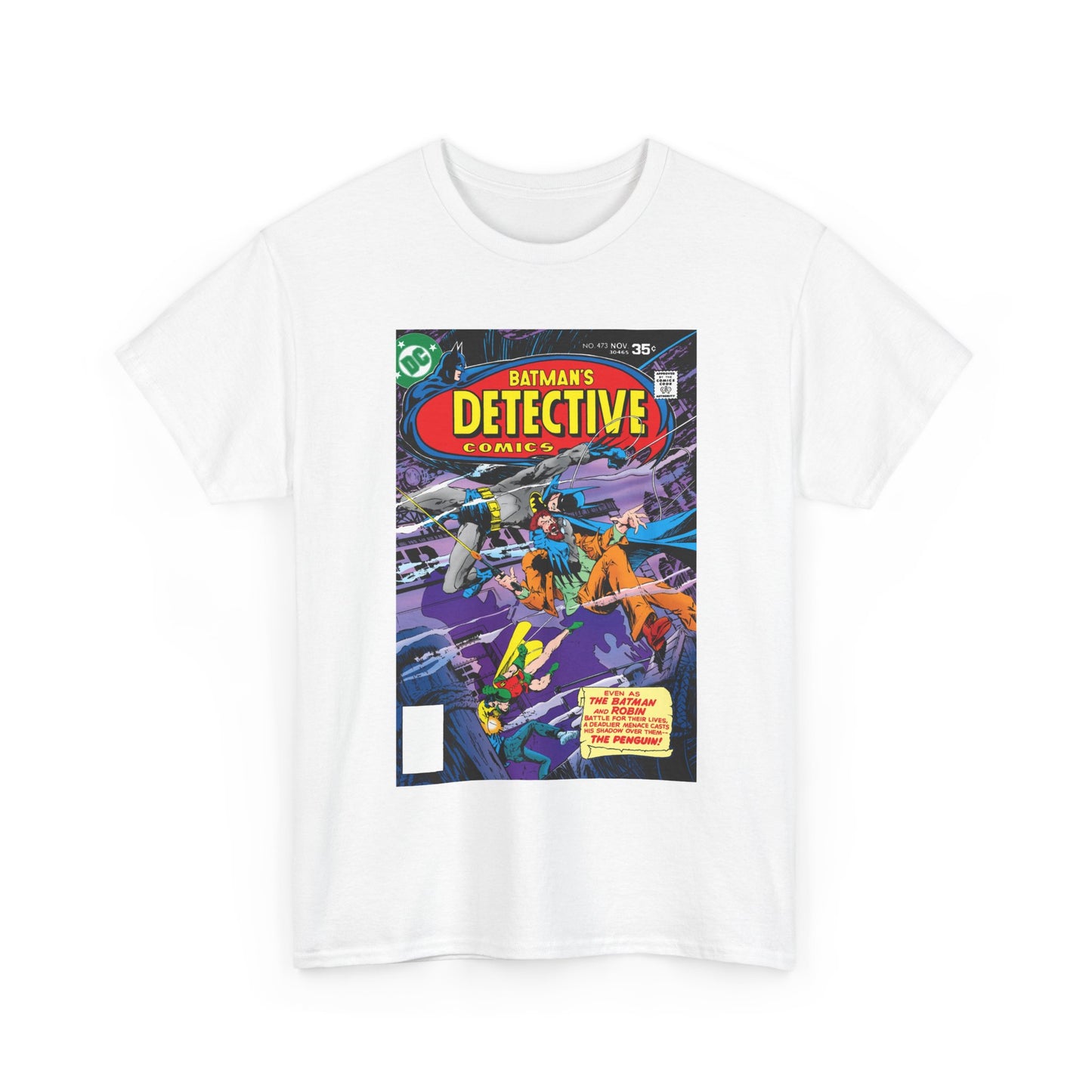 Detective Comics #473 T-Shirt - Marshall Rogers Art - Robin Appearance - DC Comics